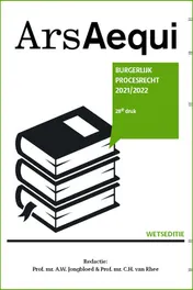 Omslag van Burgerlijk procesrecht 2021/2022