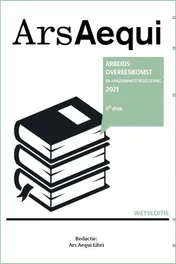 Omslag van Arbeidsovereenkomst 2021