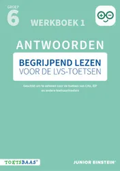 Omslag van Begrijpend lezen voor de LVS-toetsen - Groep 6 - Antwoordenboek 1 + Online video-uitleg