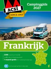 Omslag van ACSI Campinggids Frankrijk 2027