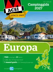 Omslag van ACSI Campinggids Europa 2027