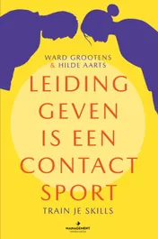 Omslag van Leidinggeven is een contact sport