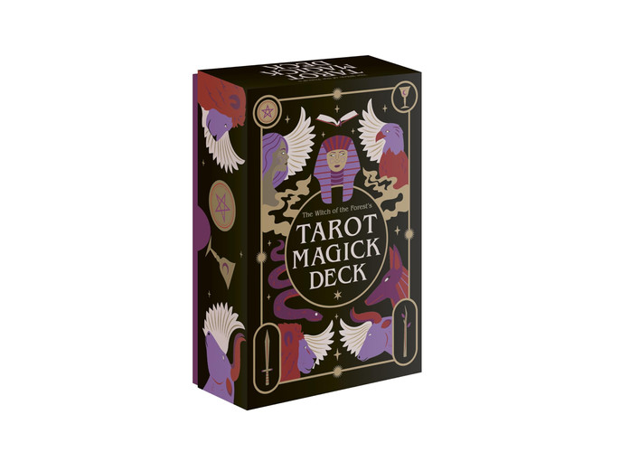 Omslag van Witch of the Forest's Tarot Magick Deck 78 Cards and Instructional Guide