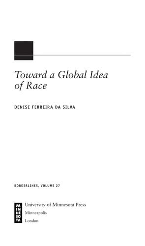 Omslag van Toward a Global Idea of Race