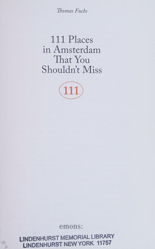 Omslag van 111 Places in Amsterdam that You Shouldn't Miss