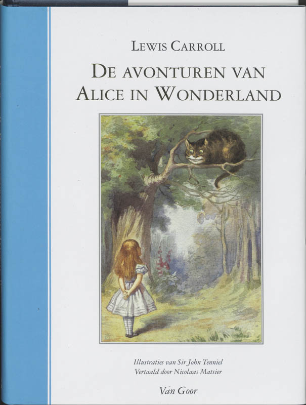 Omslag van De avonturen van Alice in Wonderland