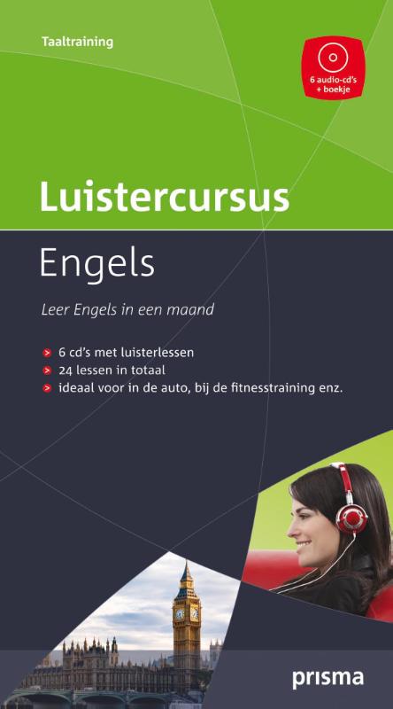 Omslag van Prisma Luistercursus Engels