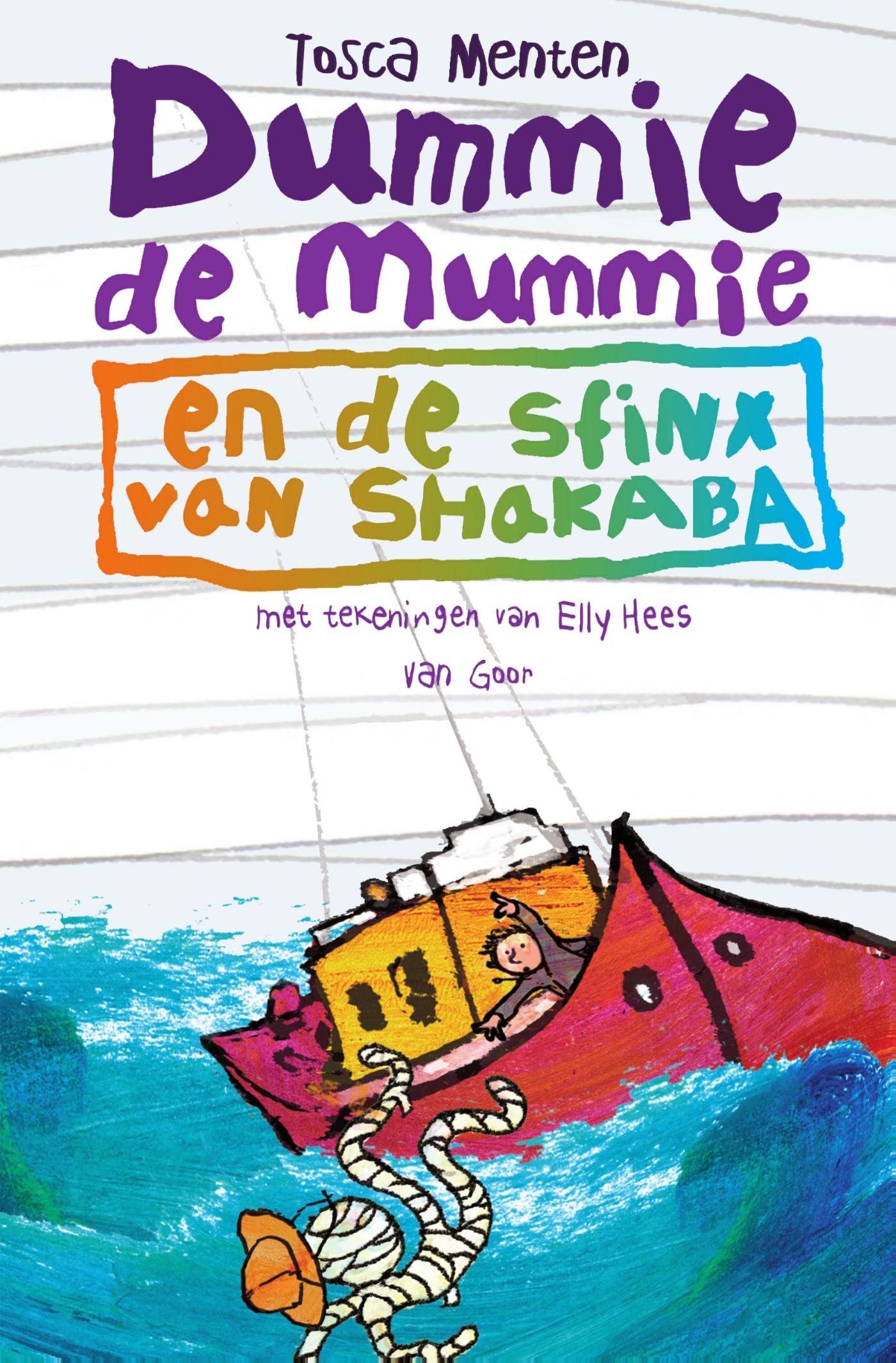 Omslag van Dummie de mummie en de sfinx van Shakaba