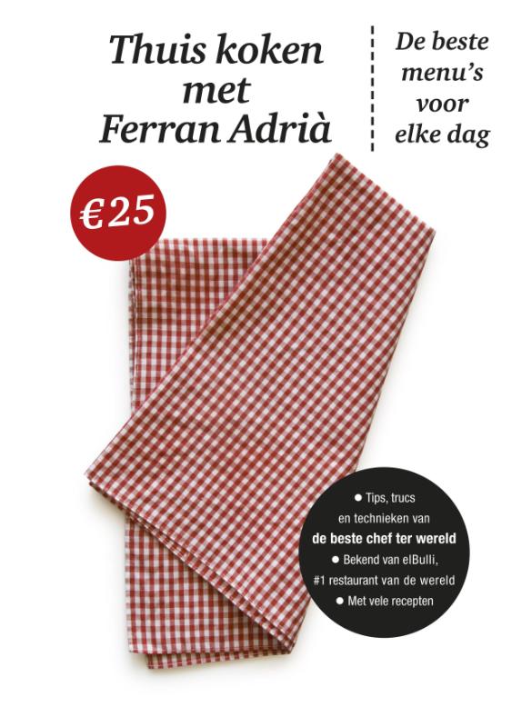 Omslag van Thuis koken met Ferran Adrià