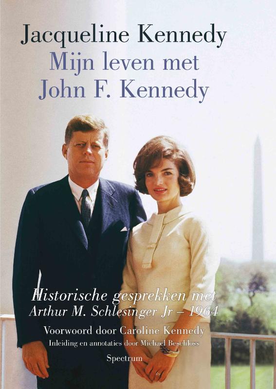 Omslag van Box boek met 8 audio cd's Mijn leven met John F. Kennedy