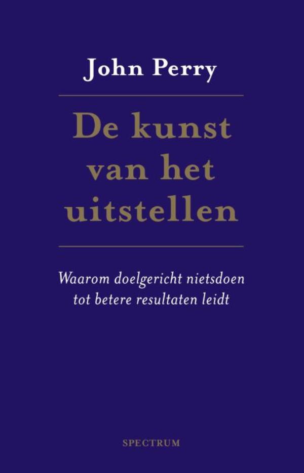Omslag van De kunst van het uitstellen