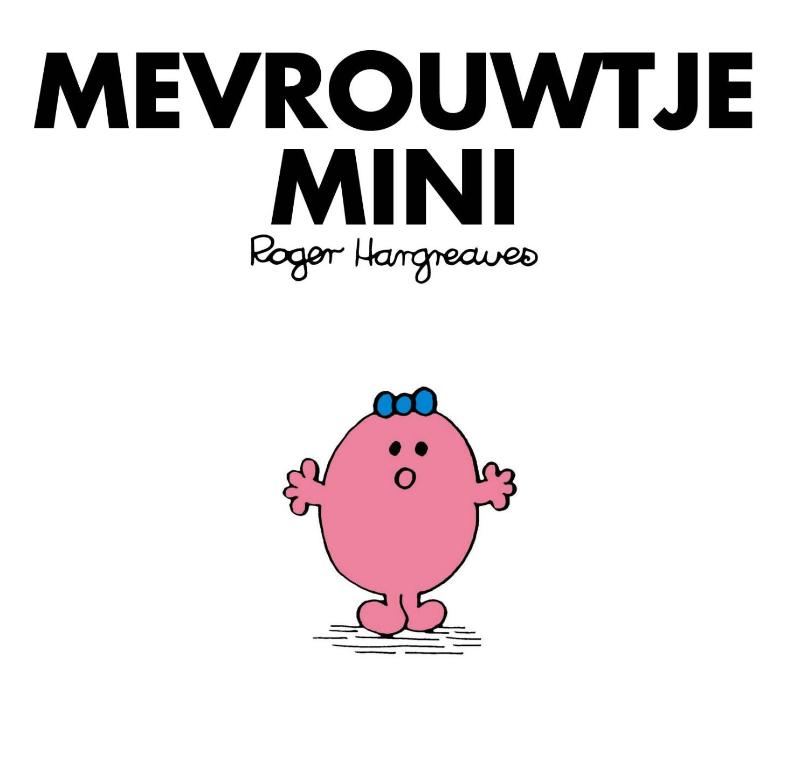 Omslag van Mevrouwtje mini