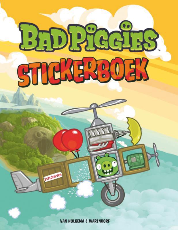 Omslag van Bad Piggies stickerboek