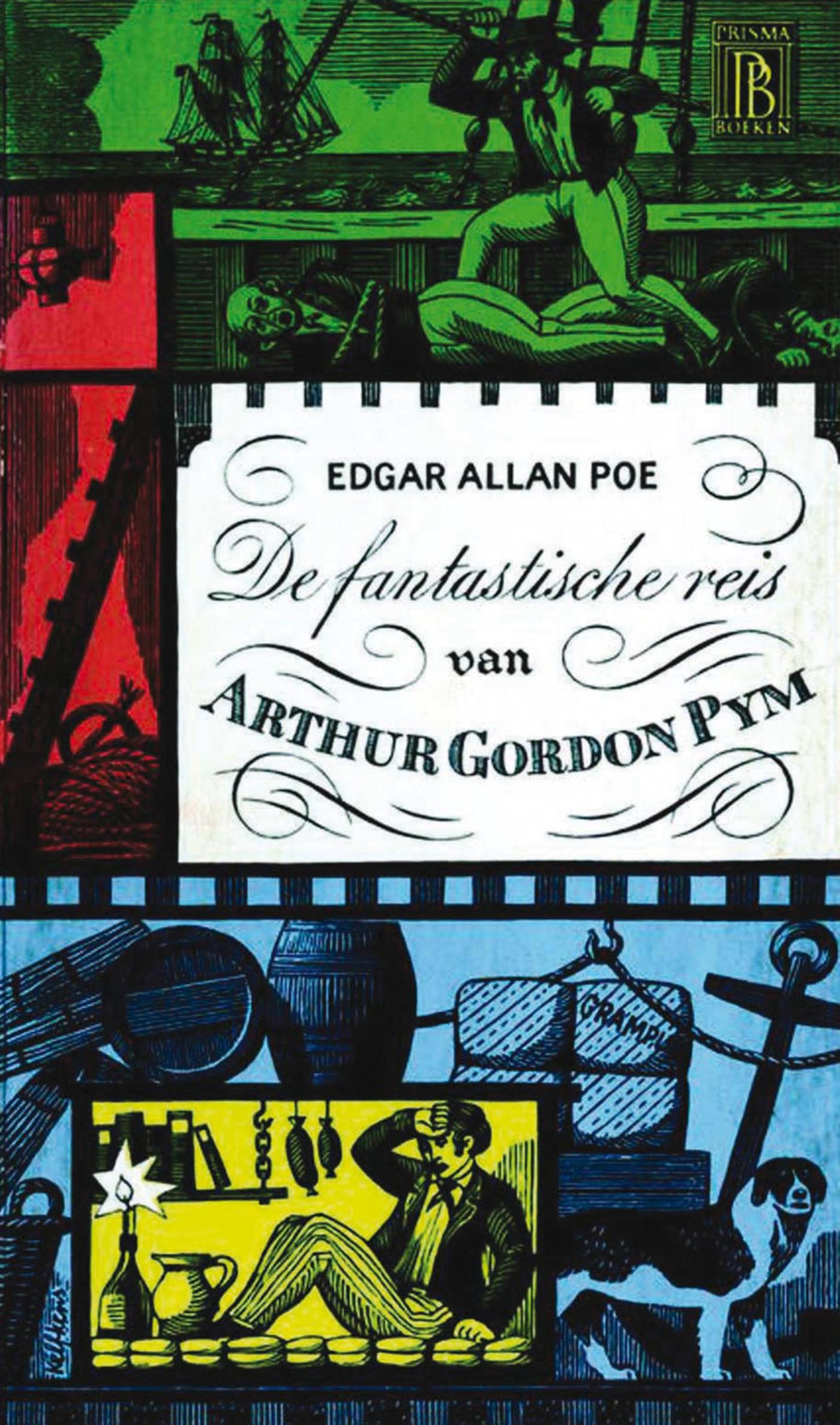 Omslag van De fantastische reis van Arthur Gordon Pym