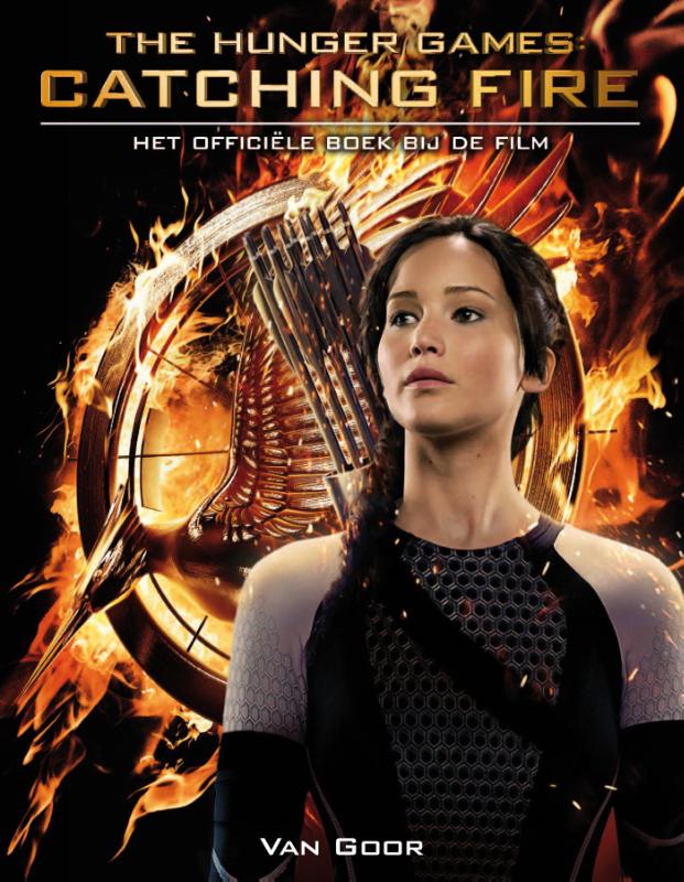 Omslag van Catching fire - het officiele boek bij de film