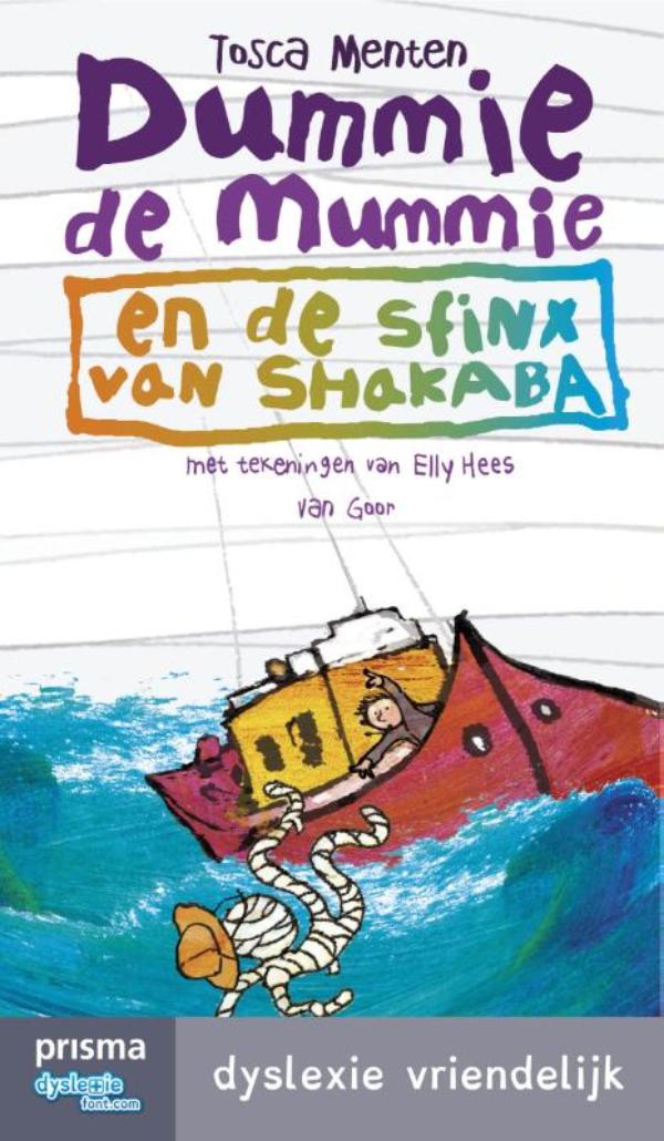 Omslag van Dummie de mummie en de sfinx van Shakaba