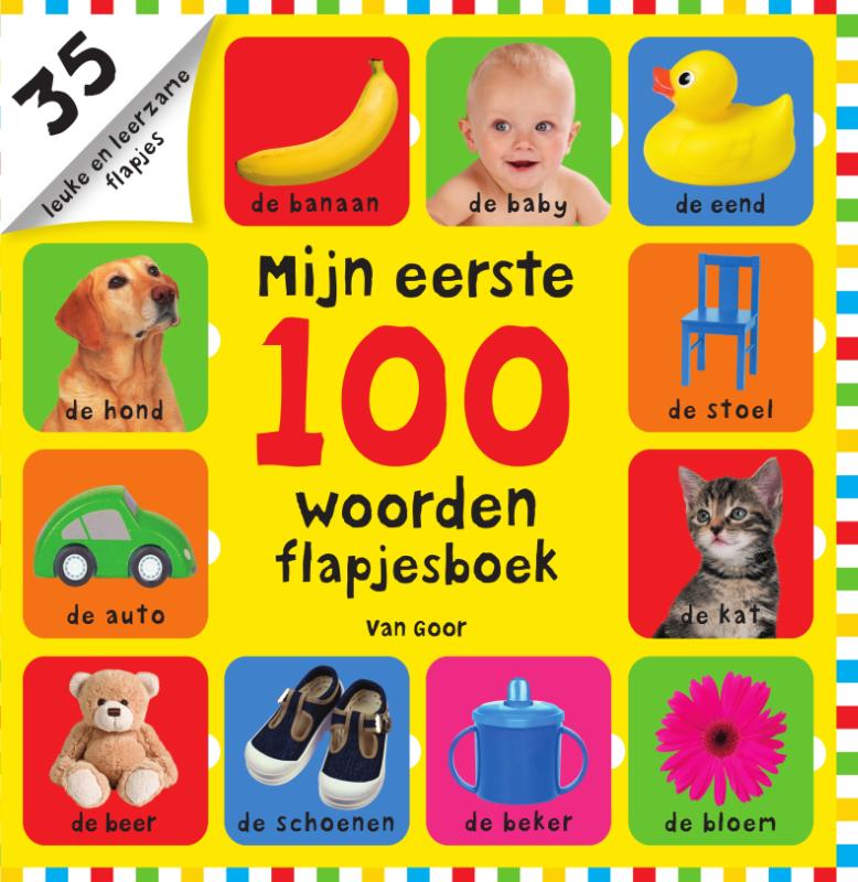 Omslag van Mijn eerste 100 woorden flapjesboek