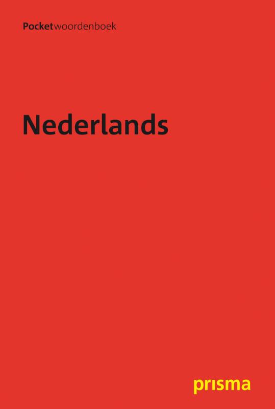 Omslag van Prisma pocketwoordenboek Nederlands