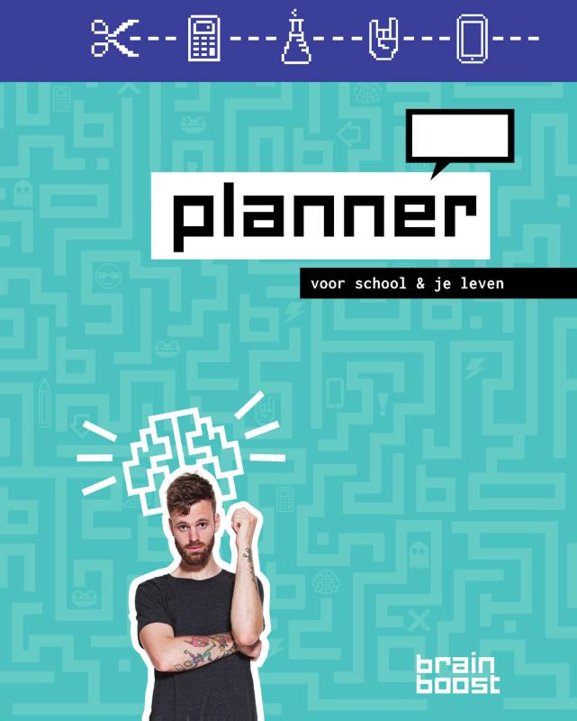 Omslag van BrainBoost planner