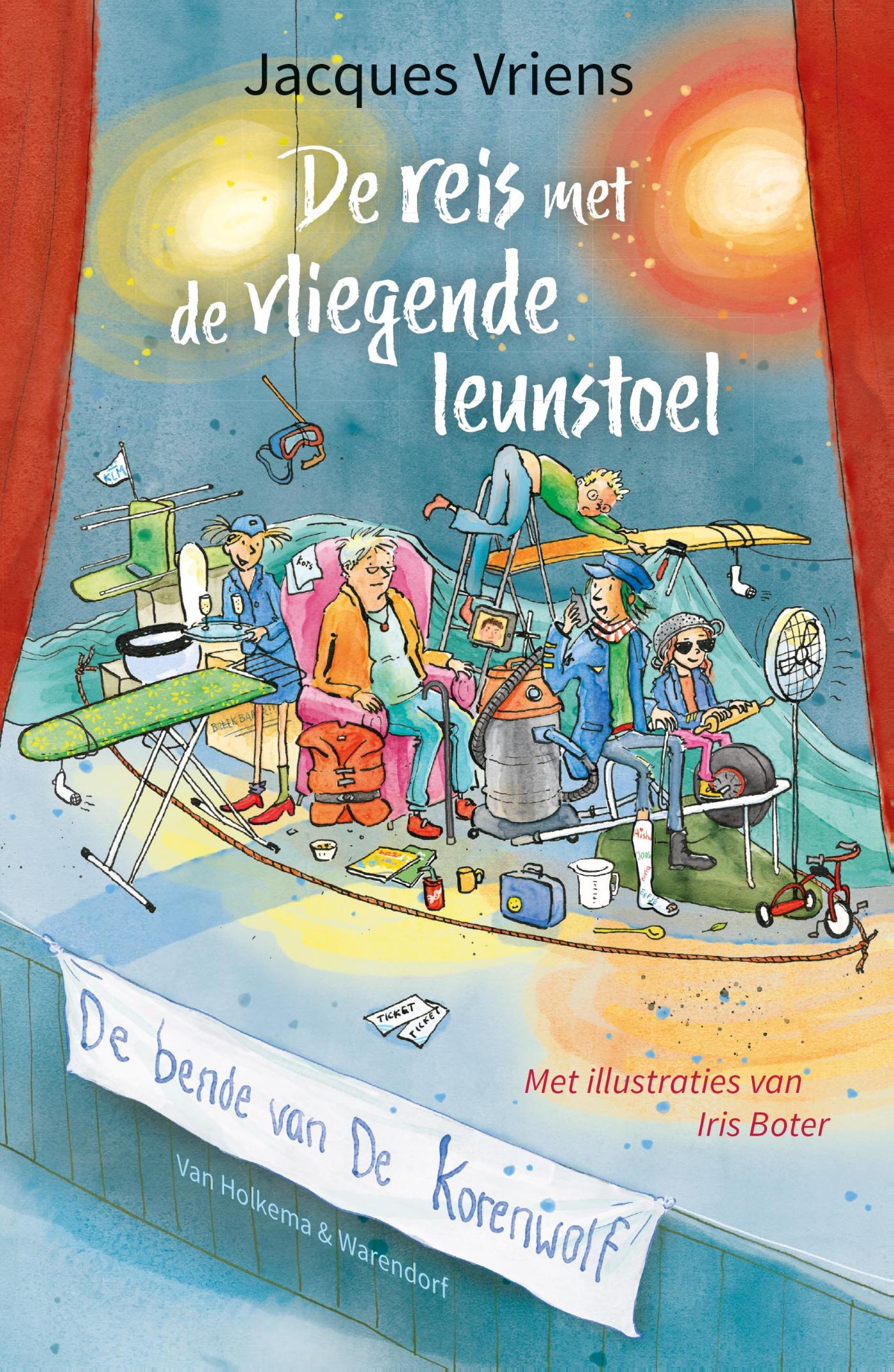 Omslag van De reis met de vliegende leunstoel
