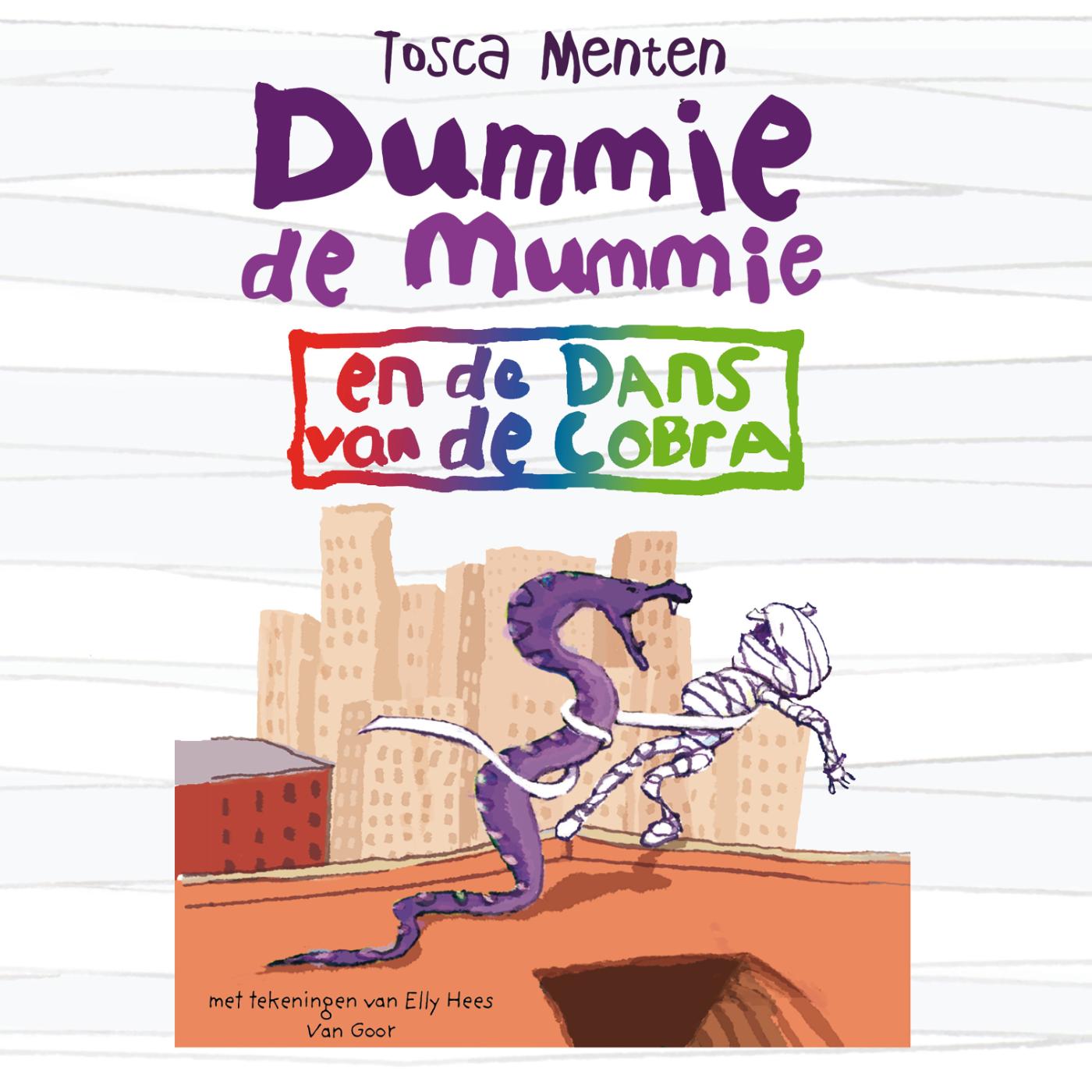 Omslag van Dummie de mummie en de dans van de cobra