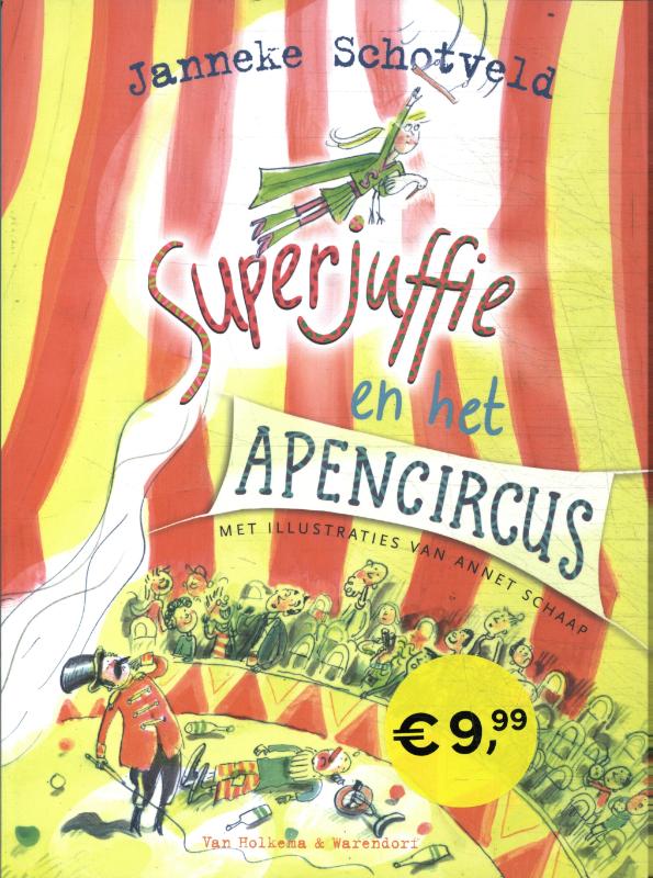 Omslag van Superjuffie en het apencircus