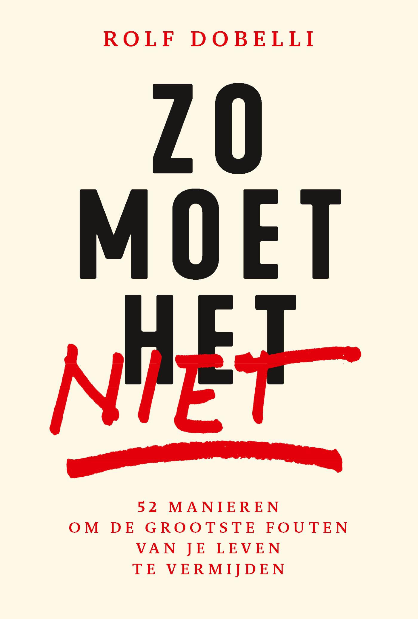 Omslag van Zo moet het niet