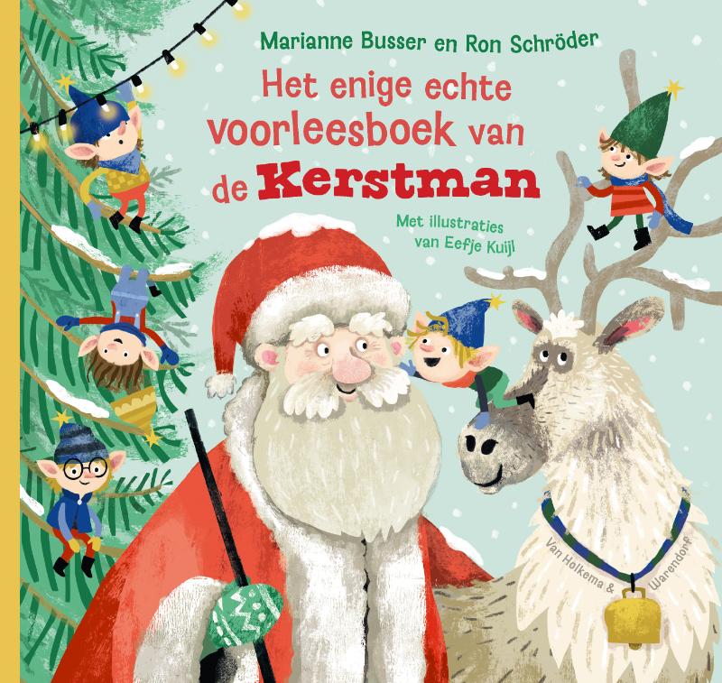 Omslag van Het enige echte voorleesboek van de Kerstman