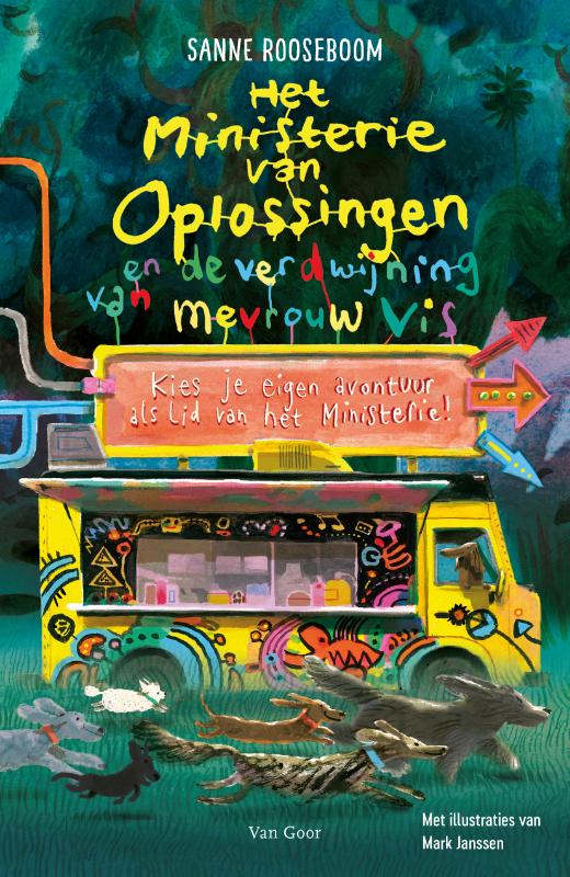 Omslag van Ministerie van Oplossingen en de verdwijning van mevrouw Vis