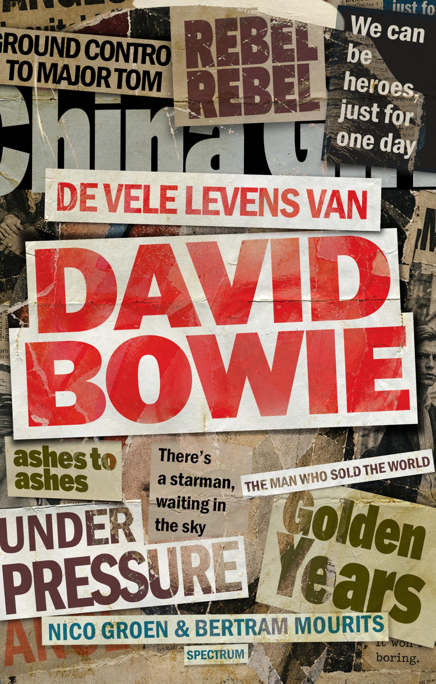 Omslag van De vele levens van David Bowie