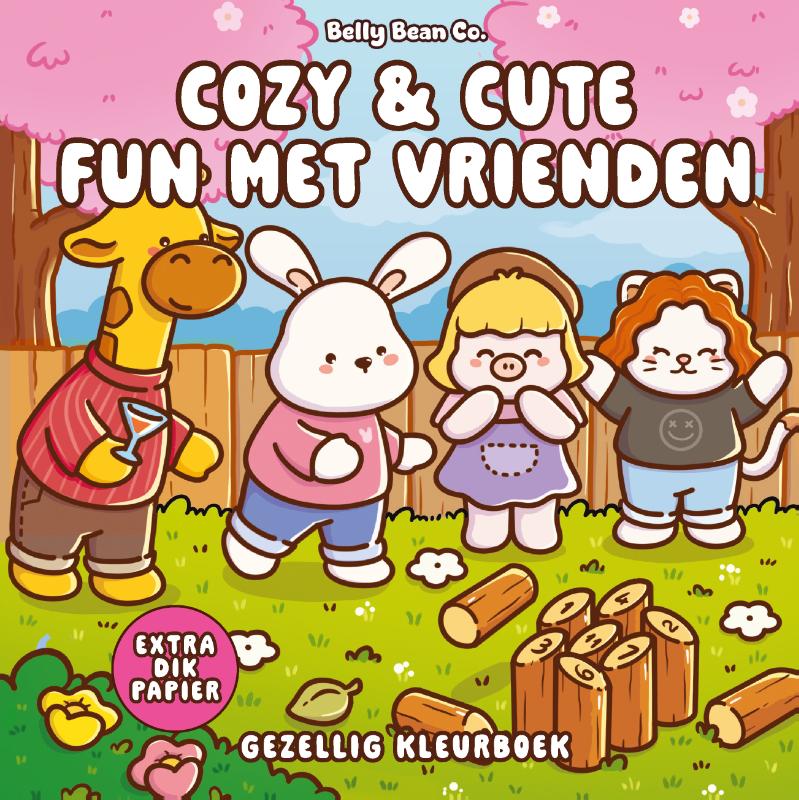Omslag van Cozy & cute fun met vrienden
