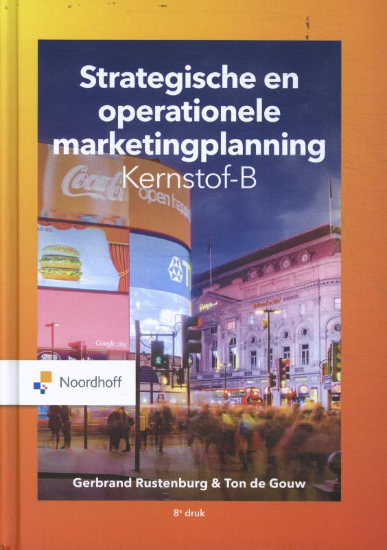 Omslag van Strategische en operationele marketingplanning - Kernstof-B