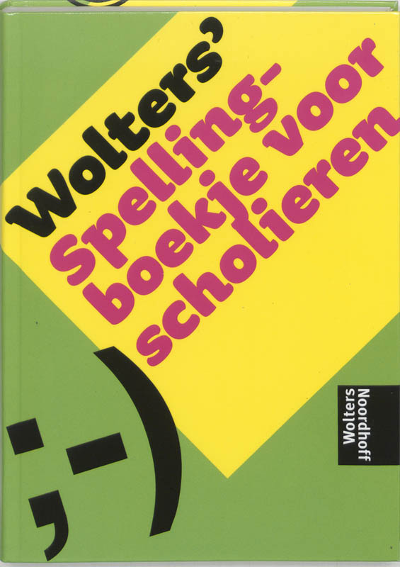 Omslag van Wolters'spellingboekje voor scholieren