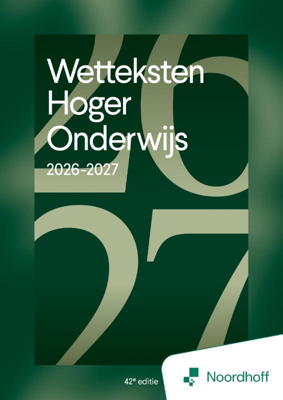 Omslag van Wetteksten Hoger Onderwijs 2026-2027