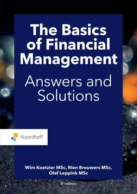 Omslag van The Basics of financial management