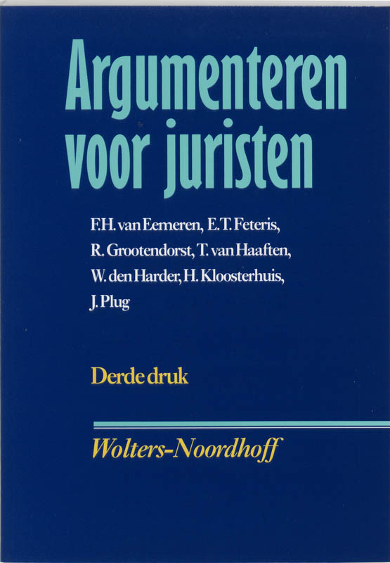 Omslag van Argumenteren voor juristen