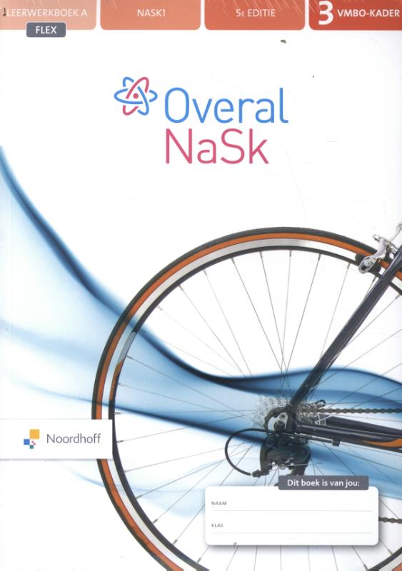 Omslag van Overal NaSk1 5e ed vmbo-k 3 FLEX leerwerkboek A + B