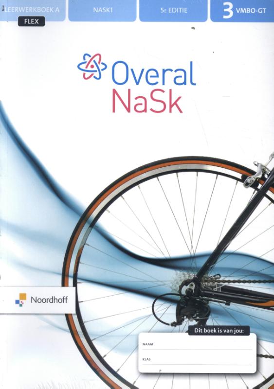 Omslag van Overal NaSk1 5e ed vmbo-gt 3 FLEX leerwerkboek A + B