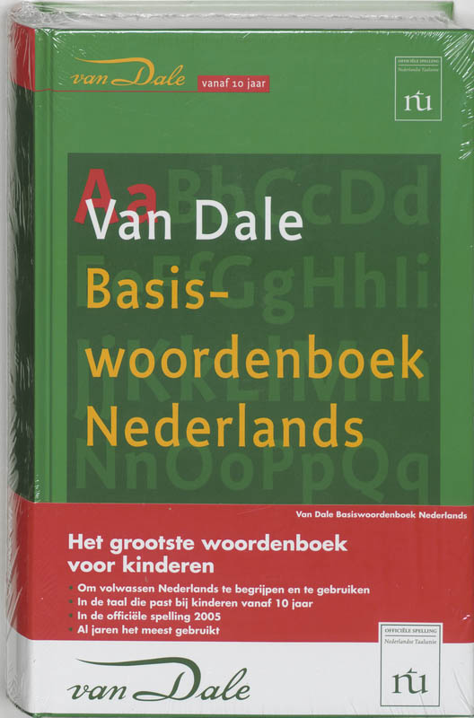 Omslag van Van Dale basiswoordenboek Nederlands