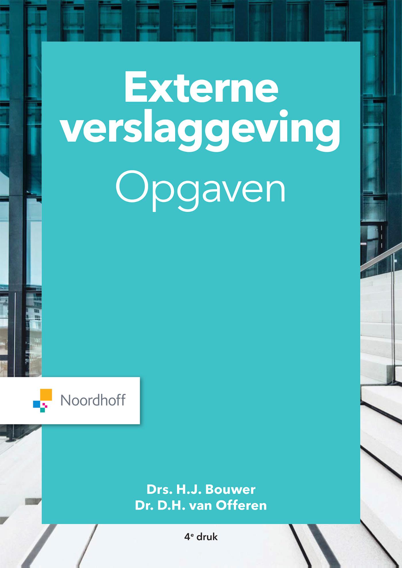 Omslag van Externe verslaggeving opgaven