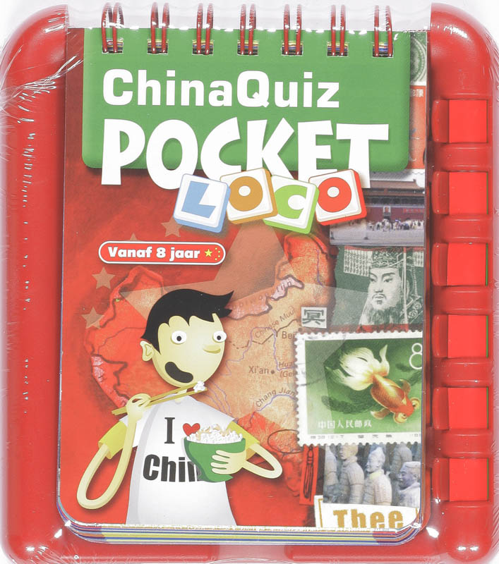 Omslag van Pocket Loco Chinaquiz spelhouder en boekje