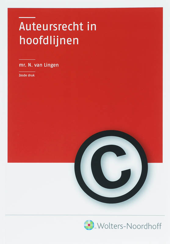 Omslag van Auteursrecht in hoofdlijnen