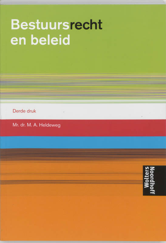 Omslag van Bestuursrecht en beleid