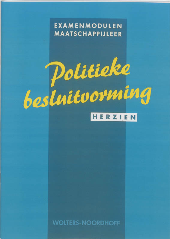 Omslag van Politieke besluitvorming