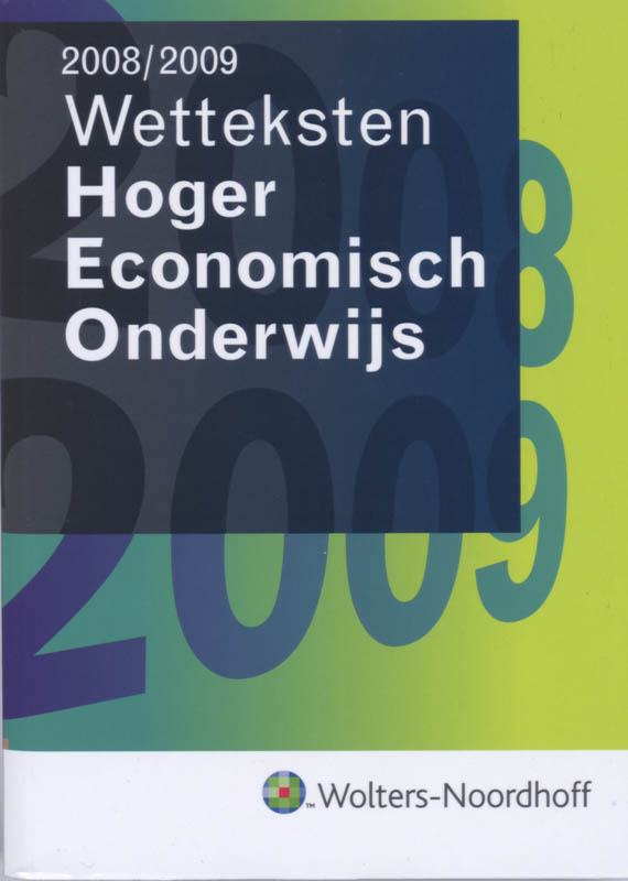 Omslag van 2008/2009