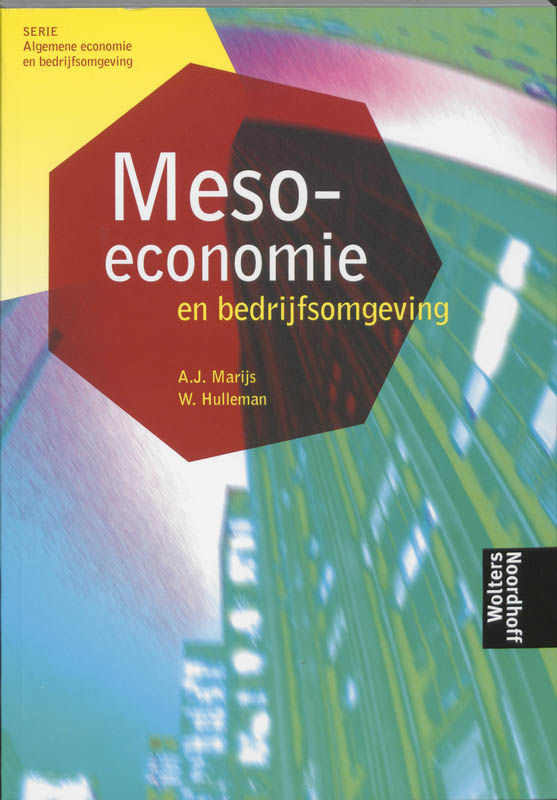 Omslag van Meso economie en bedrijfsomgeving