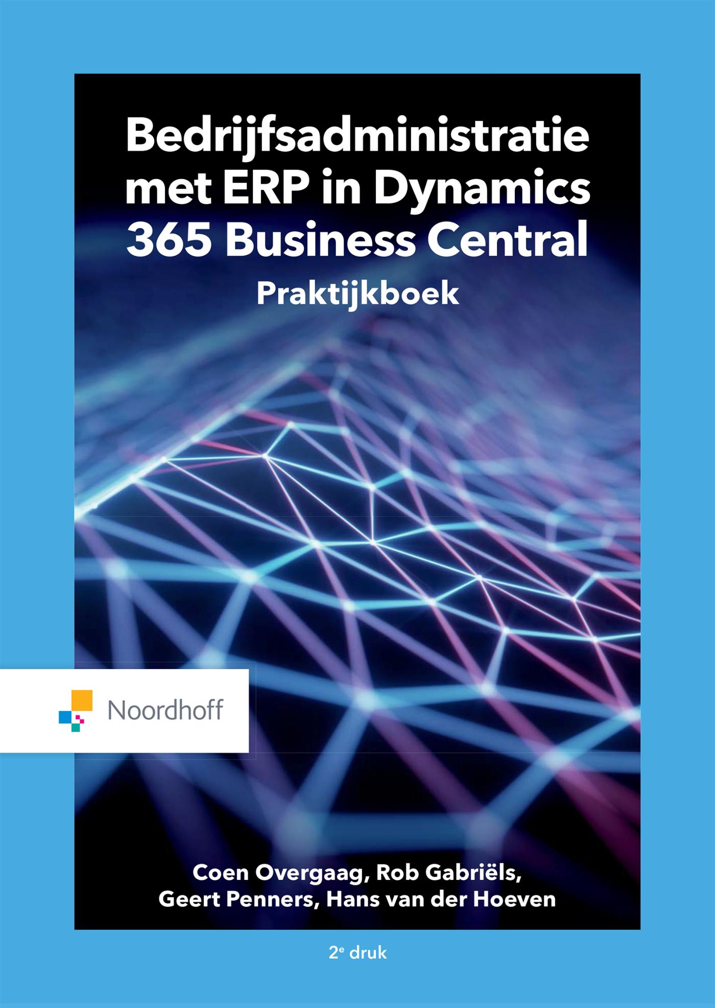 Omslag van Bedrijfsadministratie met ERP in Dynamics 365 Business Central