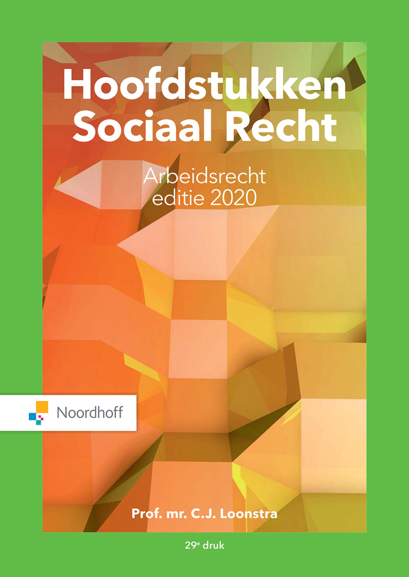 Omslag van arbeidsrecht 2020