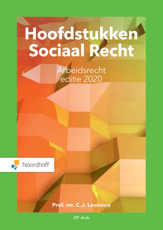 Omslag van Hoofdstukken Sociaal Recht editie 2020