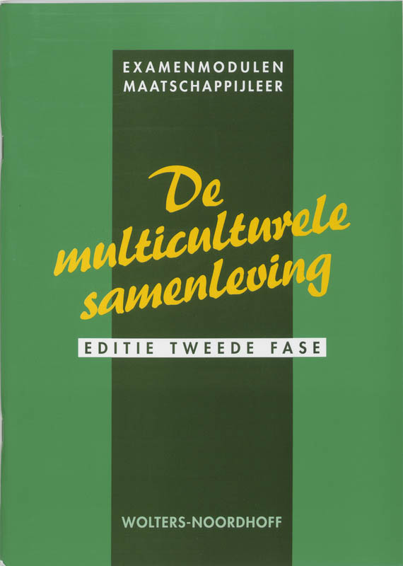 Omslag van De multiculturele samenleving